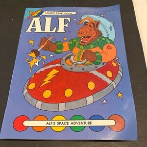 NWT & Vintage 1988 Alf Magic Paint Book